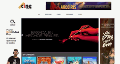 Desktop Screenshot of cine.com.do